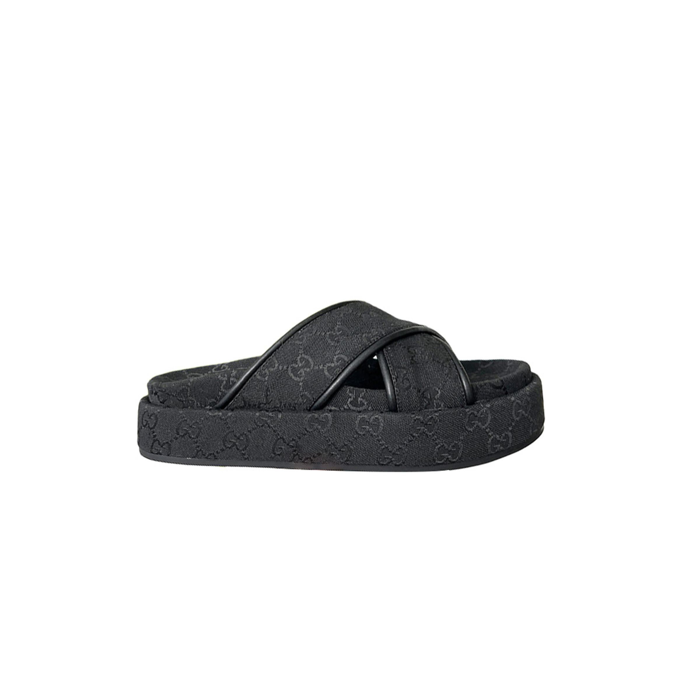 GUCCI WOMEN'S GG PLATFORM SANDAL 816798